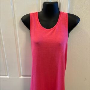 Women's Pink Sleeveless Top